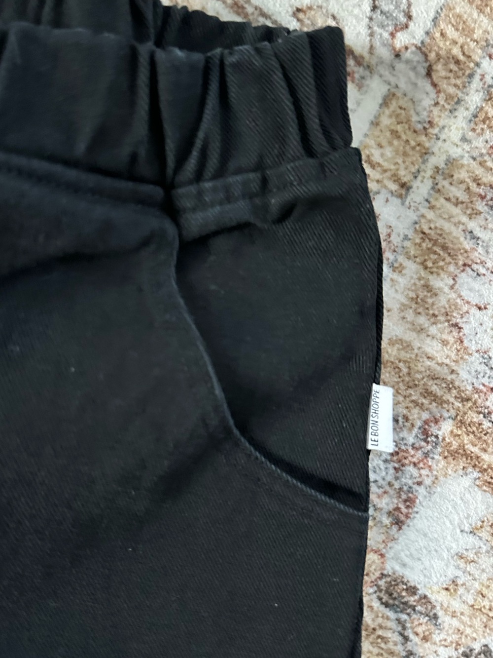 Le Bon Shoppe Black Canvas Arc Pants Small - Picture 7 of 8